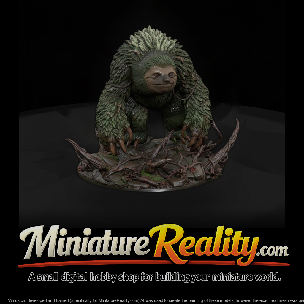 Creature Root Bound Sloth Beast