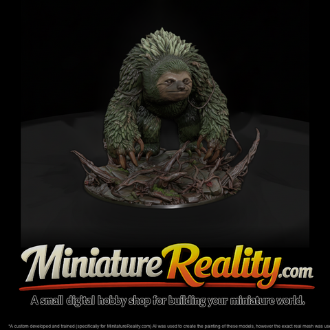 Creature Root Bound Sloth Beast