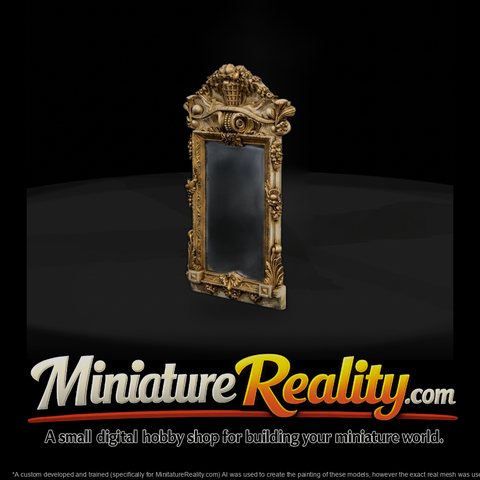 rococo-ornate-mirror-frame-ho-1-87-miniature-585591