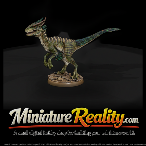 Feathered Raptor Dinosaur