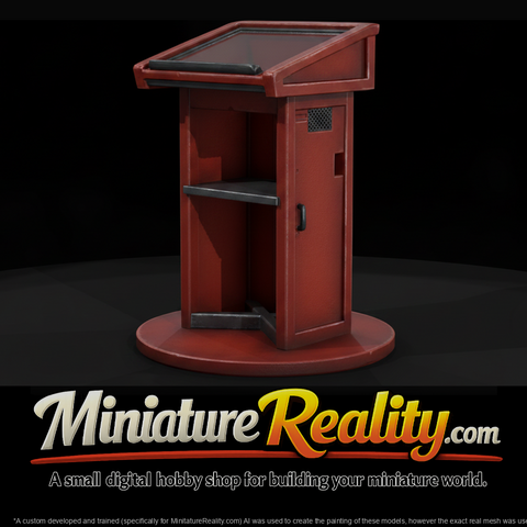Restaurant Host Podium Stand