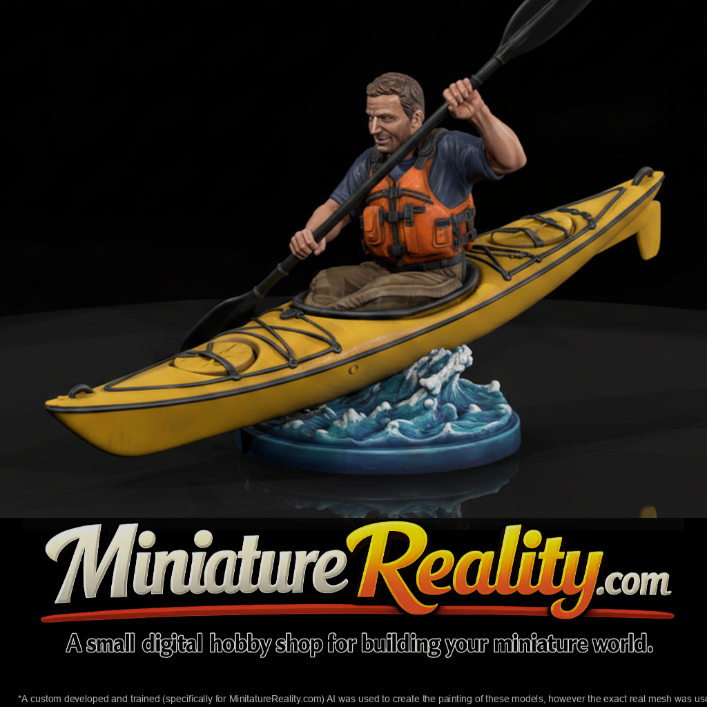 Sea Kayaker in a Touring Kayak