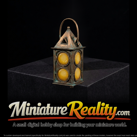 Stylized Vintage Hanging Lantern