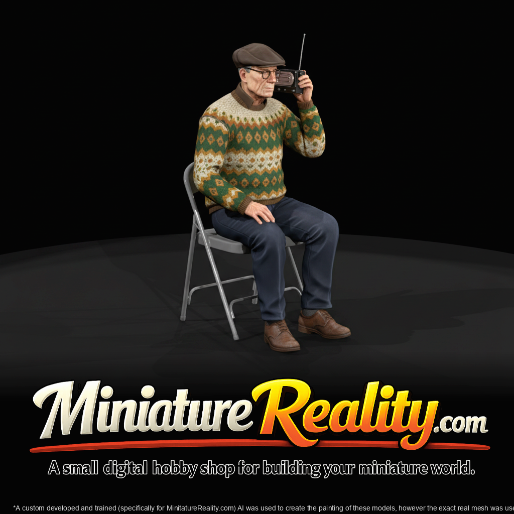 Elderly Man with Camera