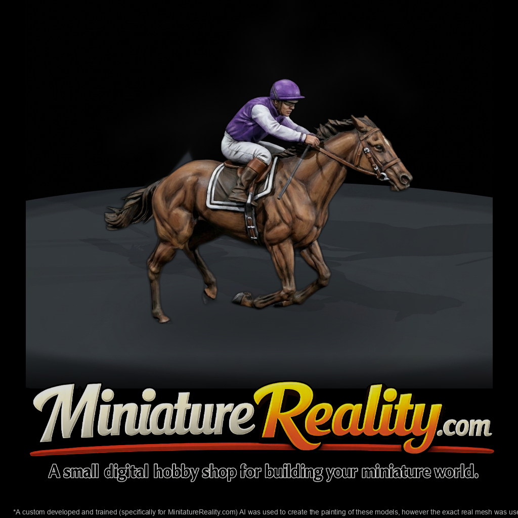 Jockey on Racehorse