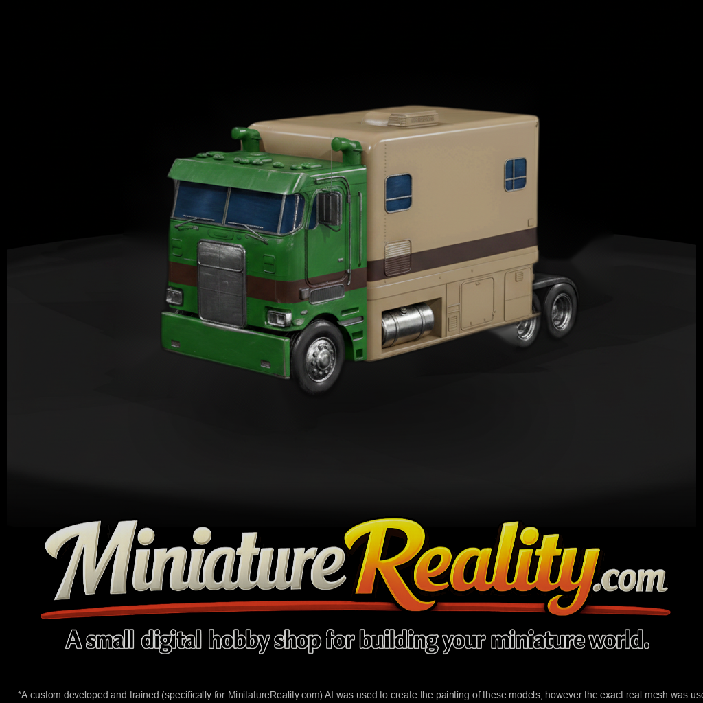 Cabover Semi Truck Camper