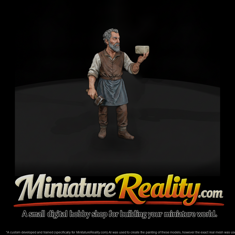 Hist 0118 Historical Michelangelo Miniature Figure