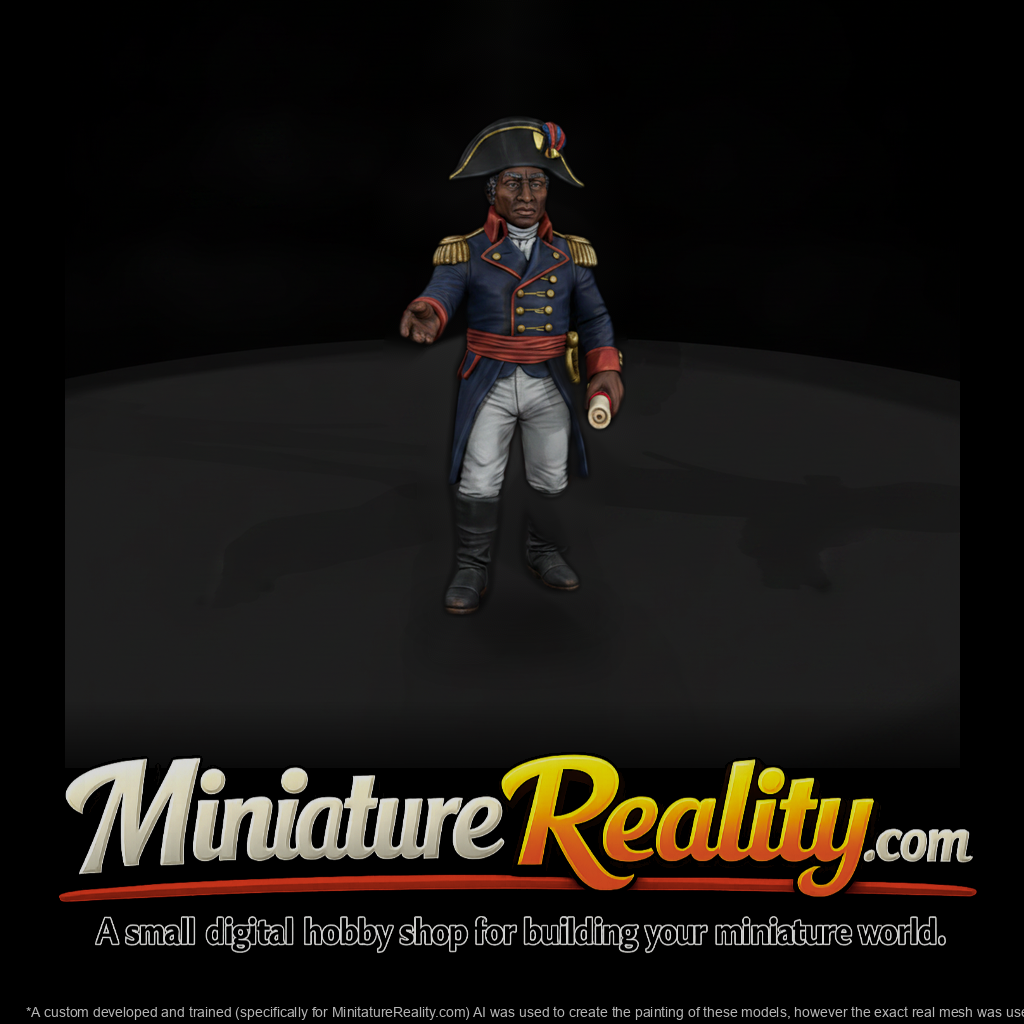 Hist 0148 Historical Toussaint Louverture Miniatur