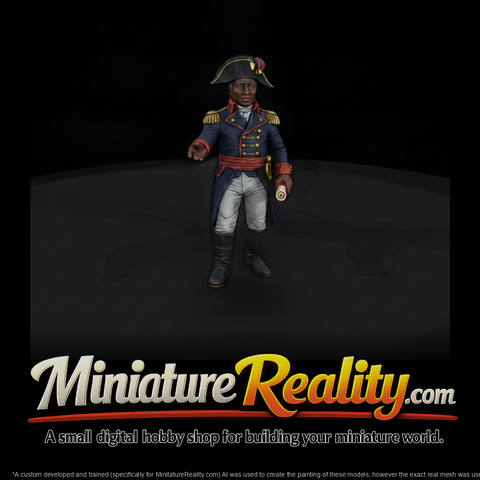 Hist 0148 Historical Toussaint Louverture Miniatur