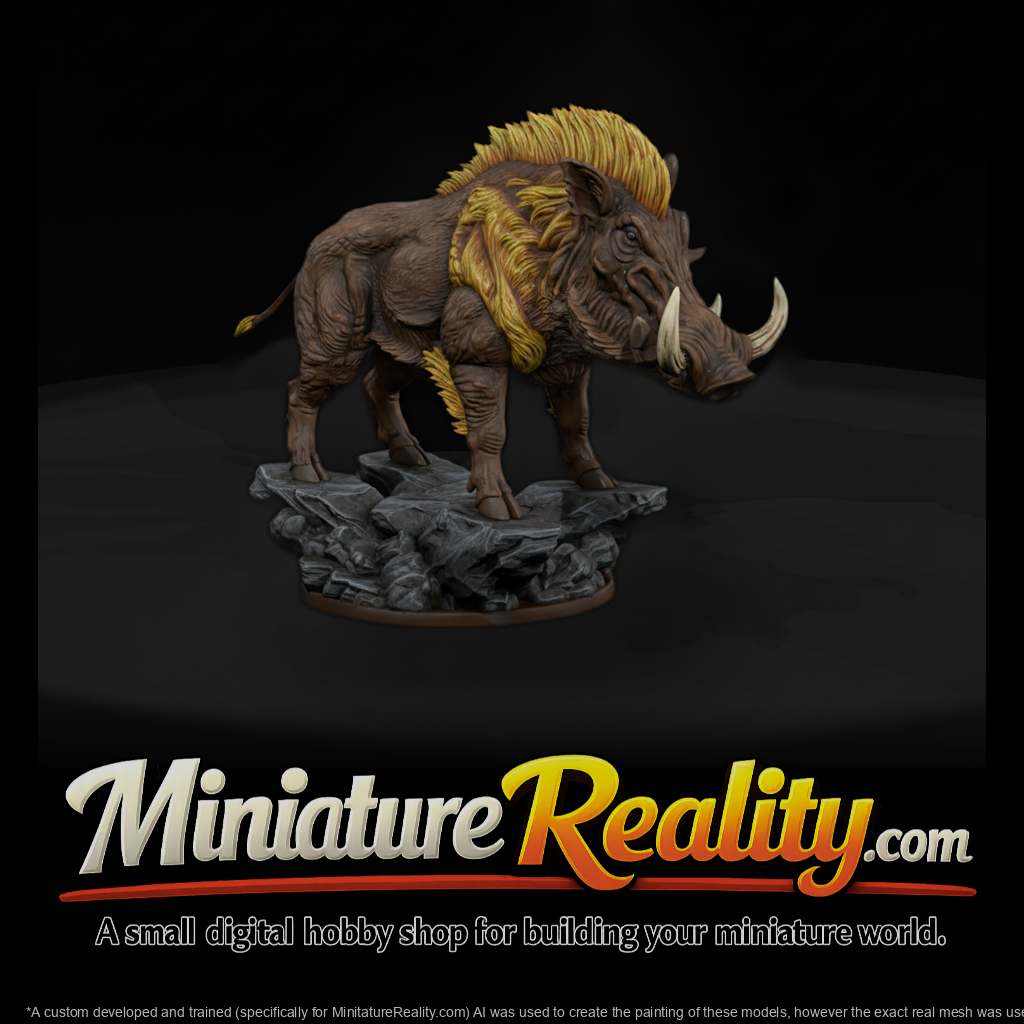 Sulfur-Maned Warthog Beast