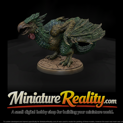 Cockatrice Beaked Scale-Wing Beast