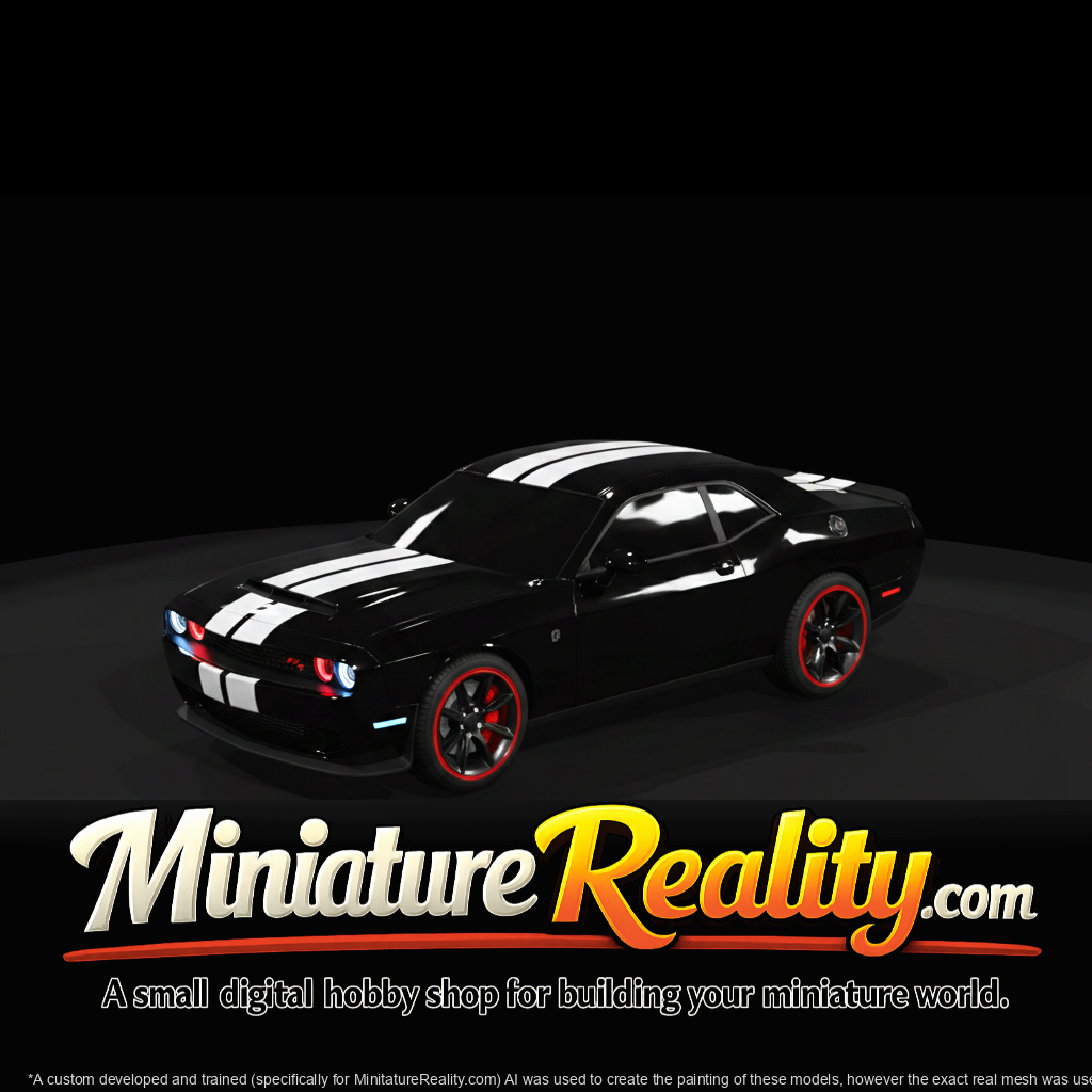 2024 Dodge Charger Mk8 LB Daytona Scat Pack miniature, three-quarter view