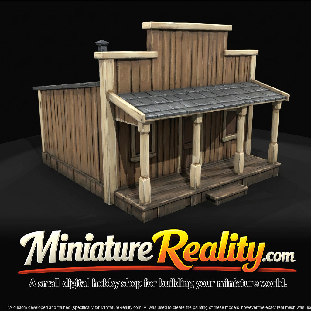 Wild West C miniature, three-quarter view