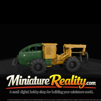 Caterpillar Skidder miniature, three-quarter view — thumbnail 3