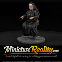 Nun in Habit Riding Pose — thumbnail 1