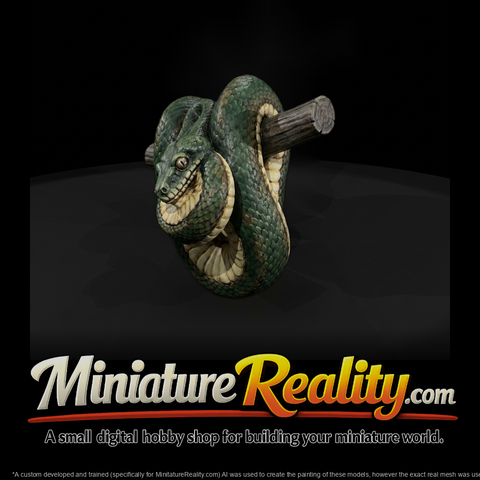 coiled-snake-on-perch-diorama-miniature-633250