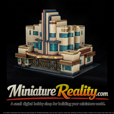 Streamline Art Deco Cinema Facade