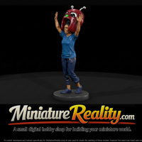 Sports Fan in Oversized Mascot Head — thumbnail 3