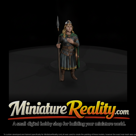 Myth 0321 Mythology Brynhild Miniature Figure