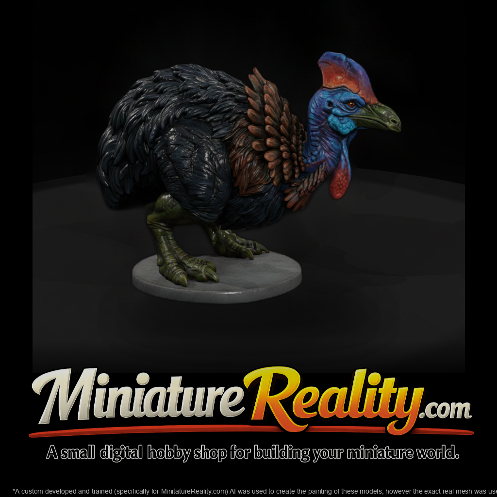 Creature Spine Ruff Cassowary Beast