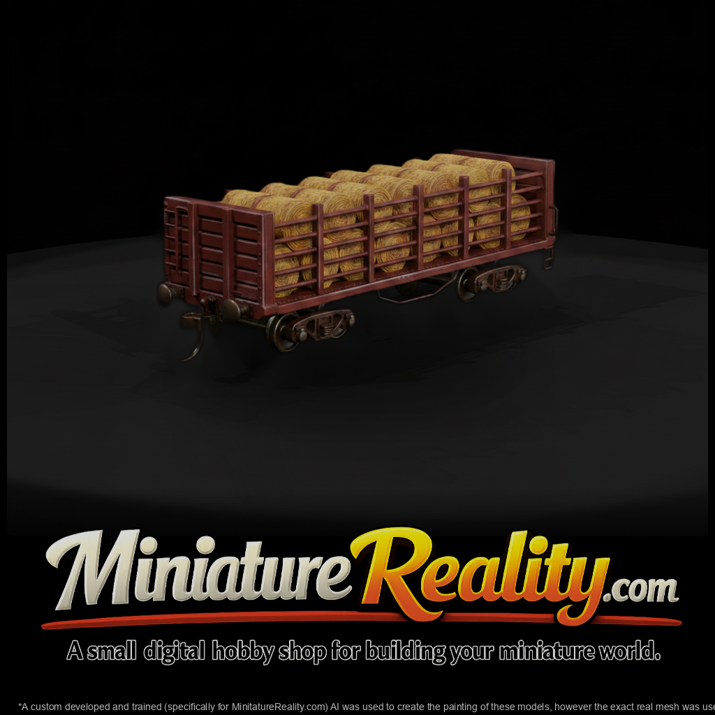 20260612 Model Flatcar Hay Bales 4325Fafaf0