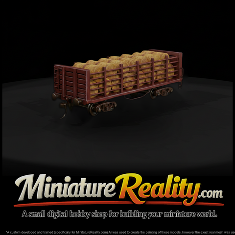 20260612 Model Flatcar Hay Bales 4325Fafaf0