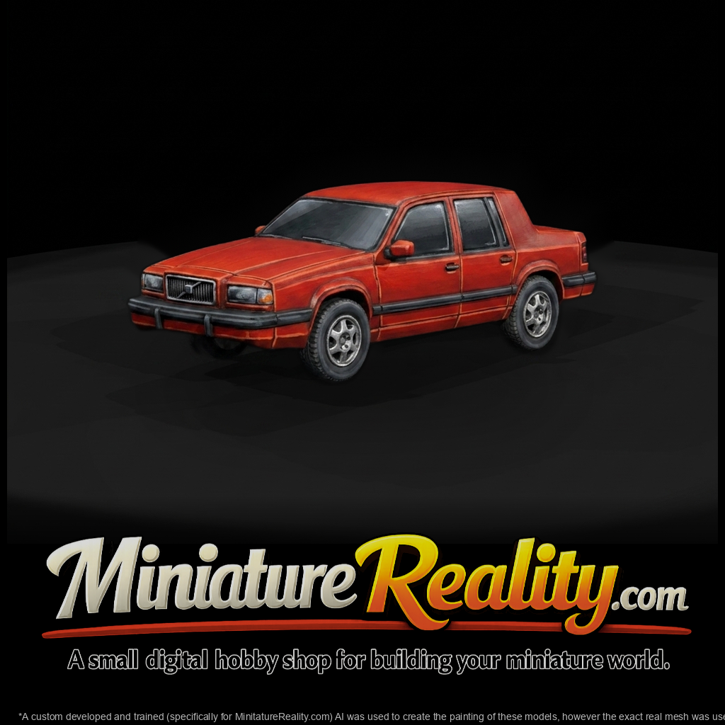 Volvo 850‑Style Sedan — Car
