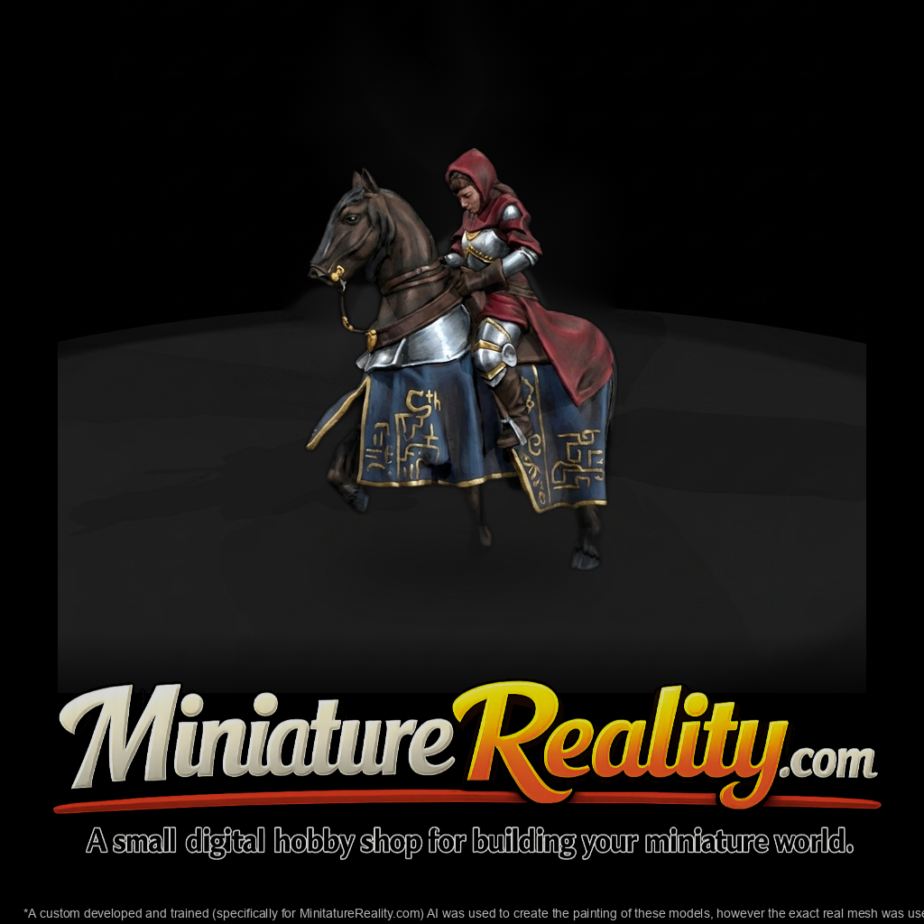 medieval-mounted-rider-ho-1-87-scale-3d-printable-miniature-753741