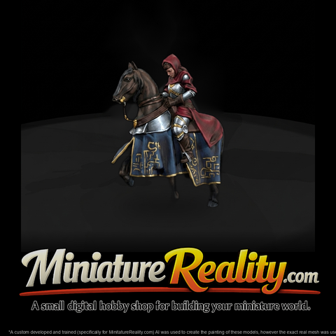 medieval-mounted-rider-ho-1-87-scale-3d-printable-miniature-753741