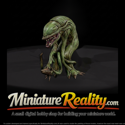 Alien Plant Monster Bust