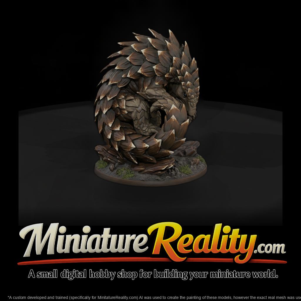 Pangolin, Curled Defensive Pose
