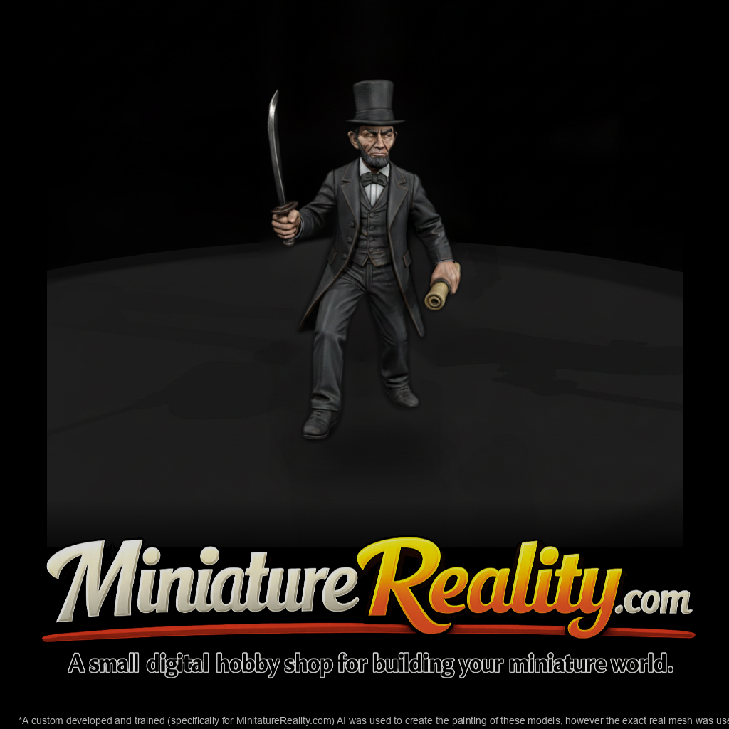 Hist 0167 Historical Abraham Lincoln Miniature Fig