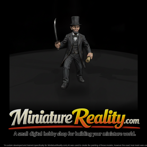 Hist 0167 Historical Abraham Lincoln Miniature Fig