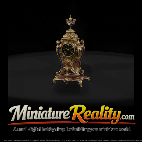 20260612 Ornate Gilded Table Clock 9Bc990119F