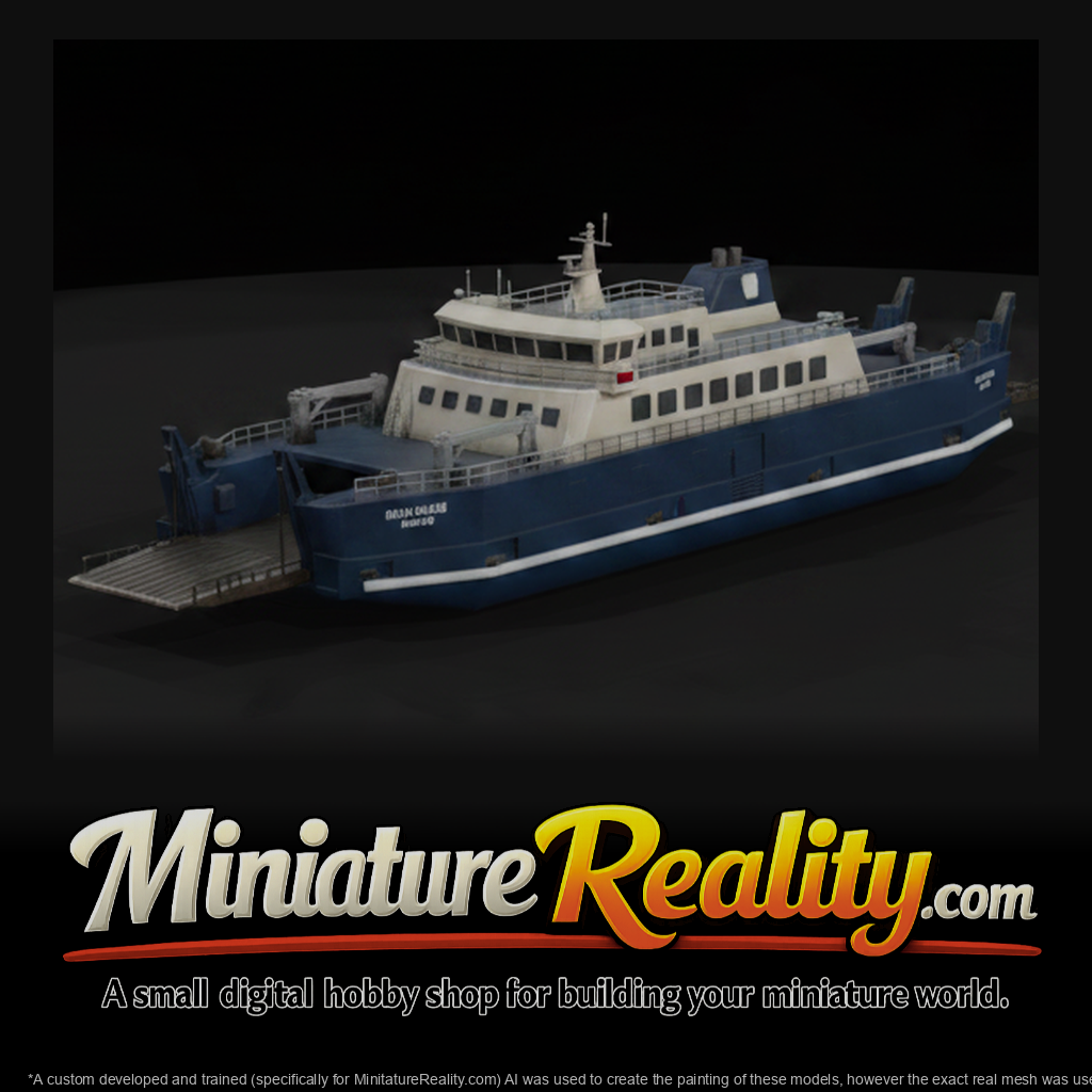 Large RoRo Car Ferry