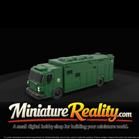 Rosenbauer Walk-In Rescue Fire Truck (2017) miniature, three-quarter view — thumbnail 2