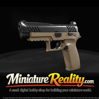 SIG Sauer M17 Pistol miniature, three-quarter view — thumbnail 3