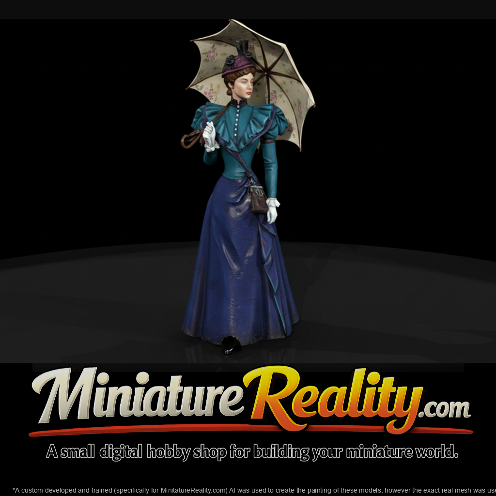Victorian Lady with Parasol