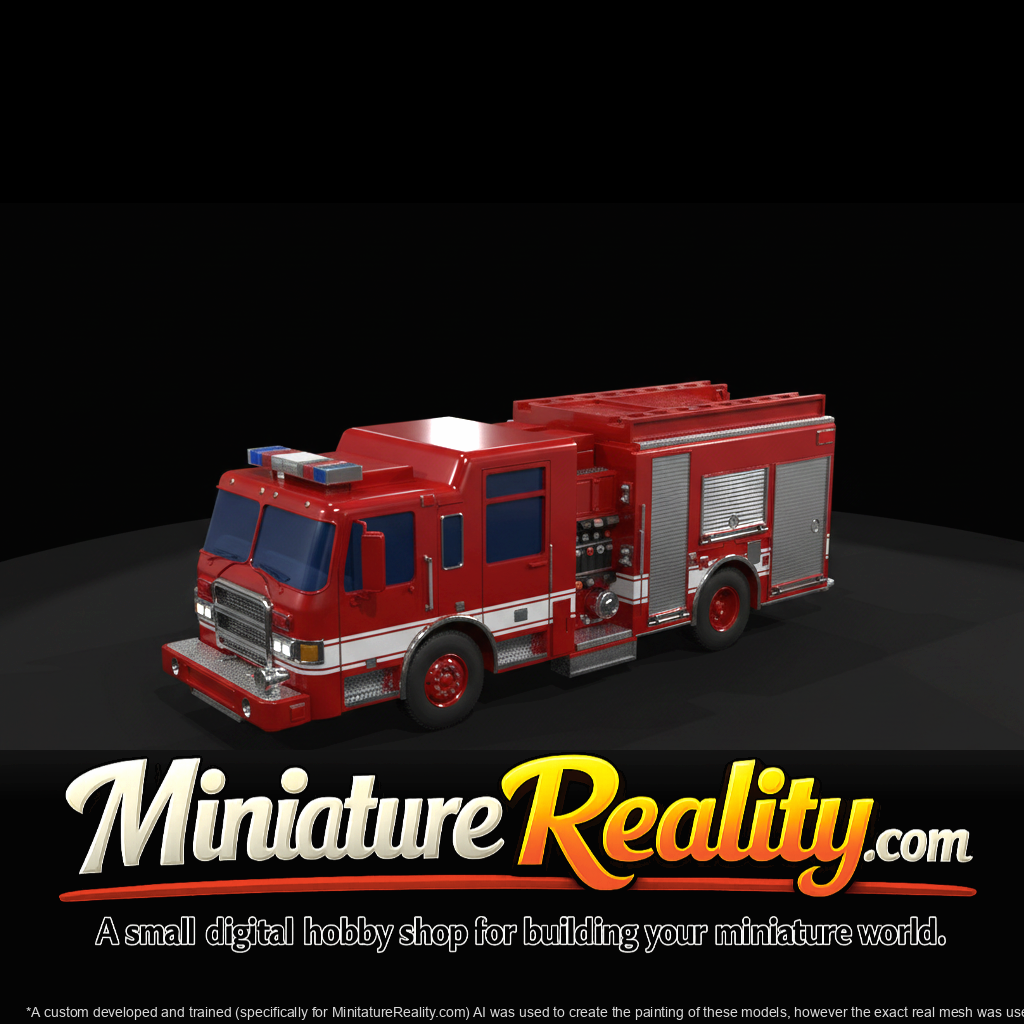 2015 Pierce Arrow XT Fire Truck miniature, three-quarter view