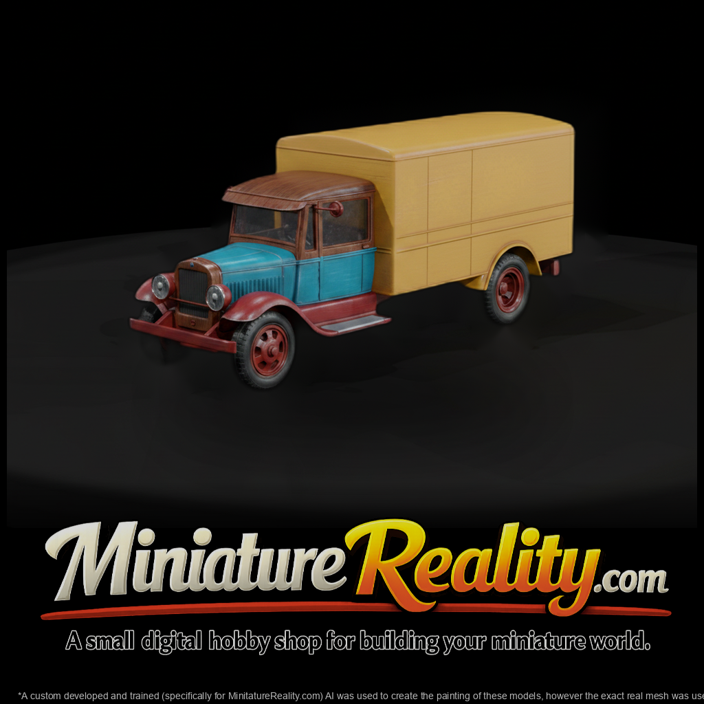 Classic Vintage Box Truck