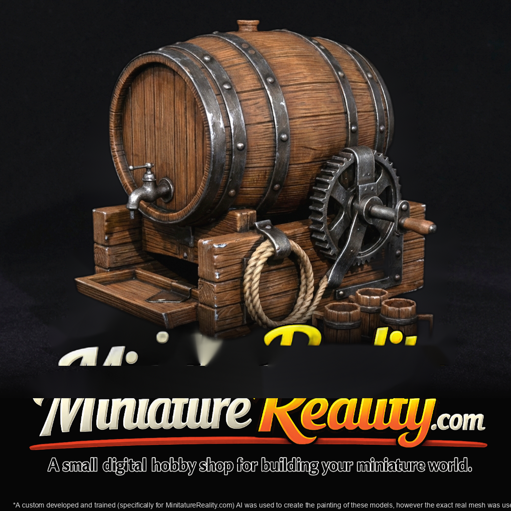 Traditional Pirates Ale Barrel With