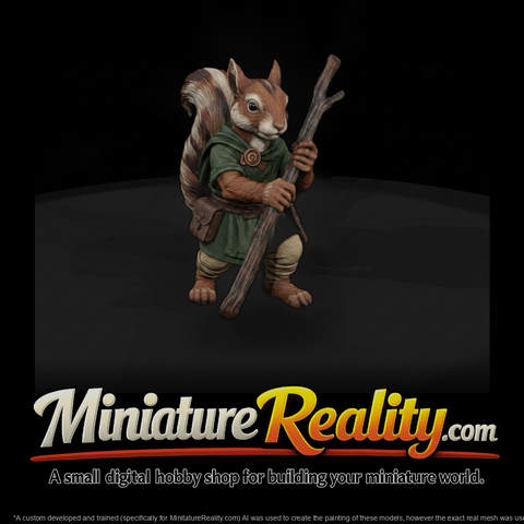Myth 0328 Mythology Ratatoskr Miniature Figure