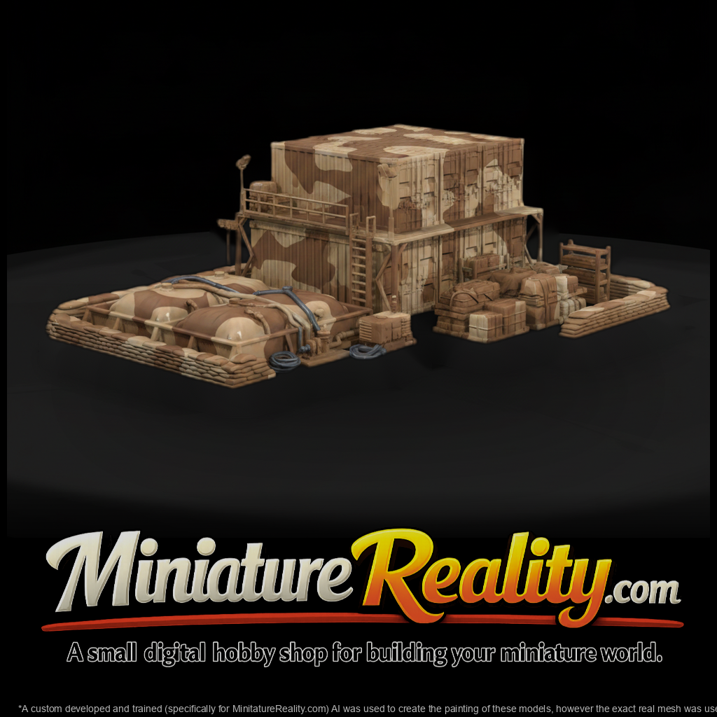 Mil 245 Modern Desert Forward Supply Depot