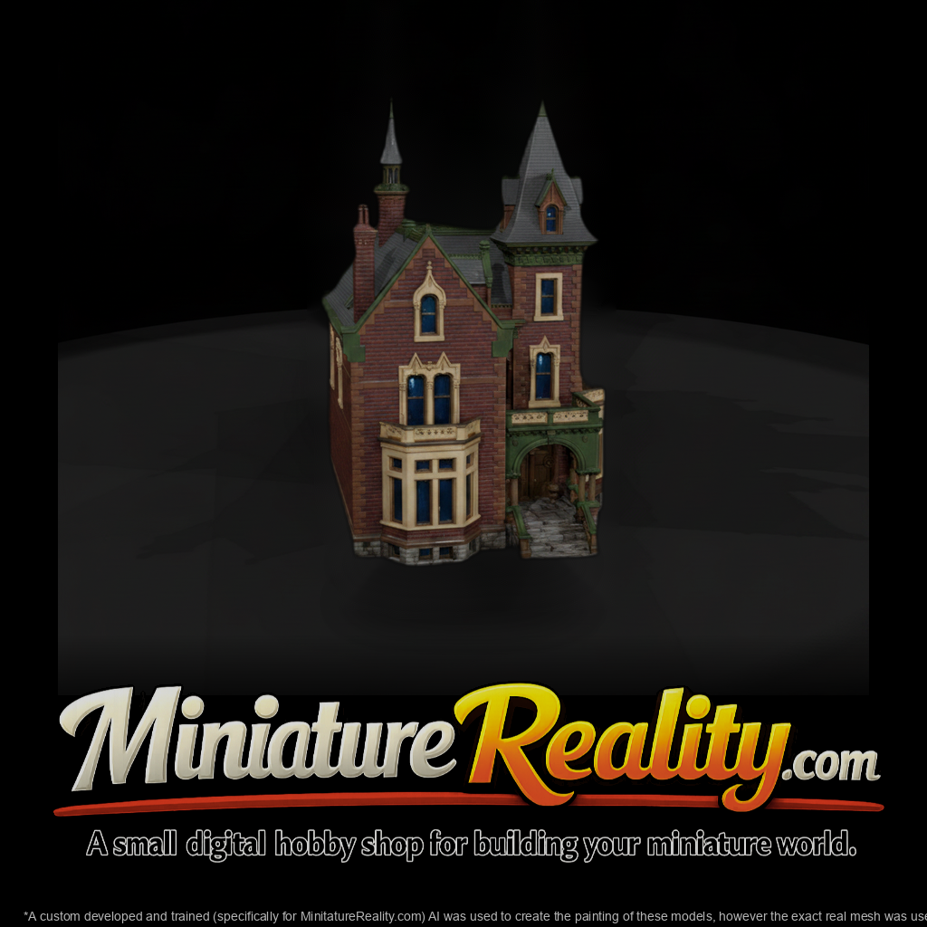 Ornate Victorian Brick Mansion