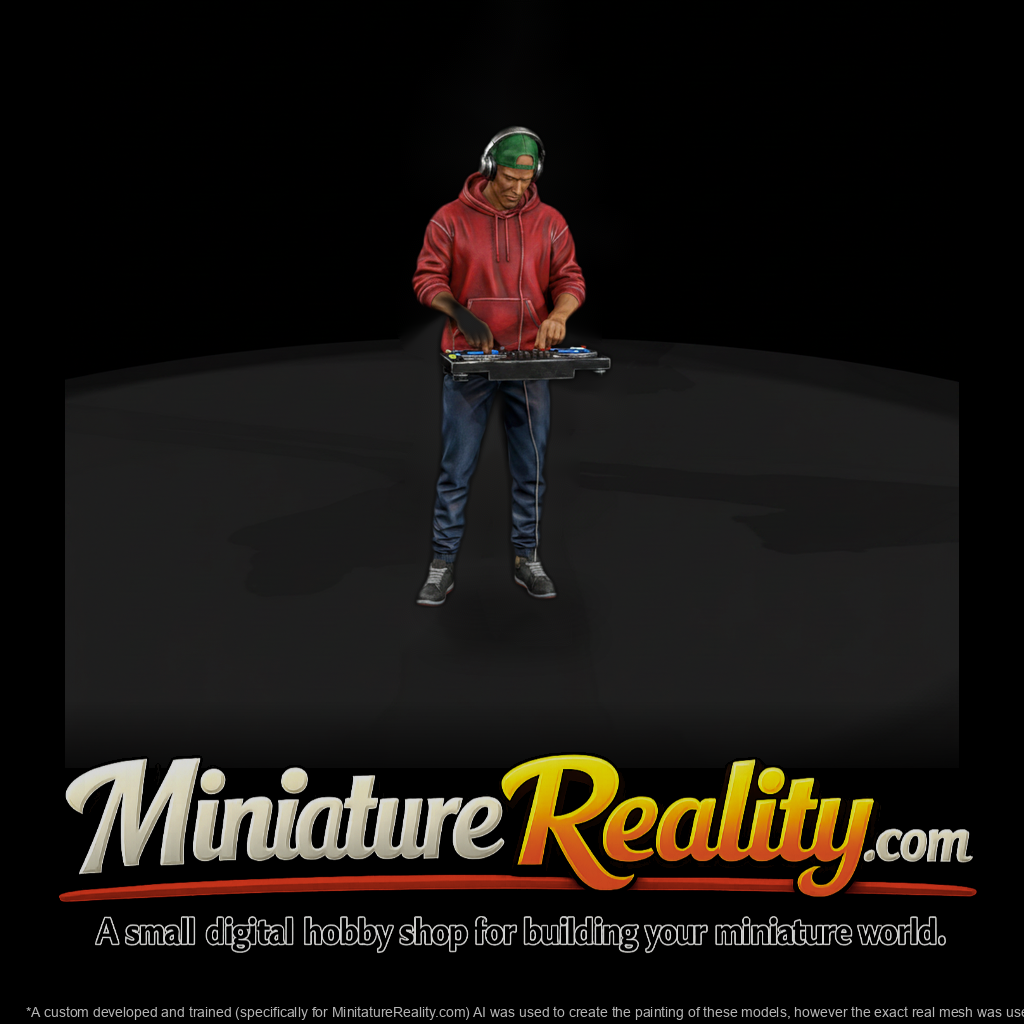 0193 Musician Dj Turntable