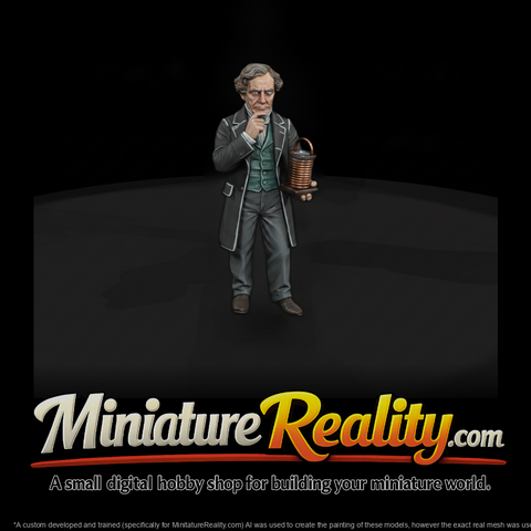 Hist 0180 Historical Michael Faraday Miniature Fig