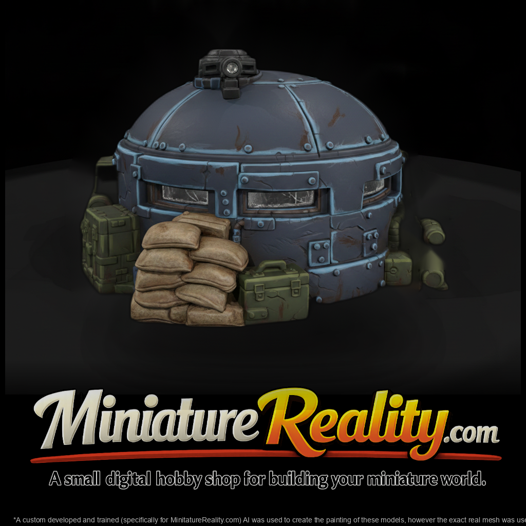 Armored Dome Pillbox Bunker