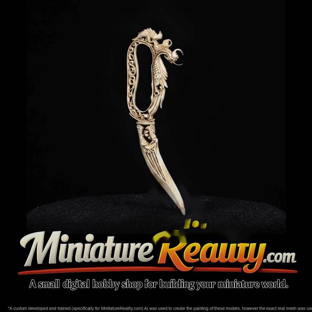 Ornate Mythic Bird Dagger — Fantasy