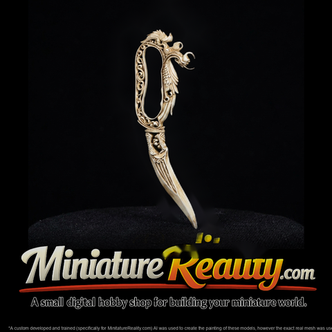 Ornate Mythic Bird Dagger — Fantasy