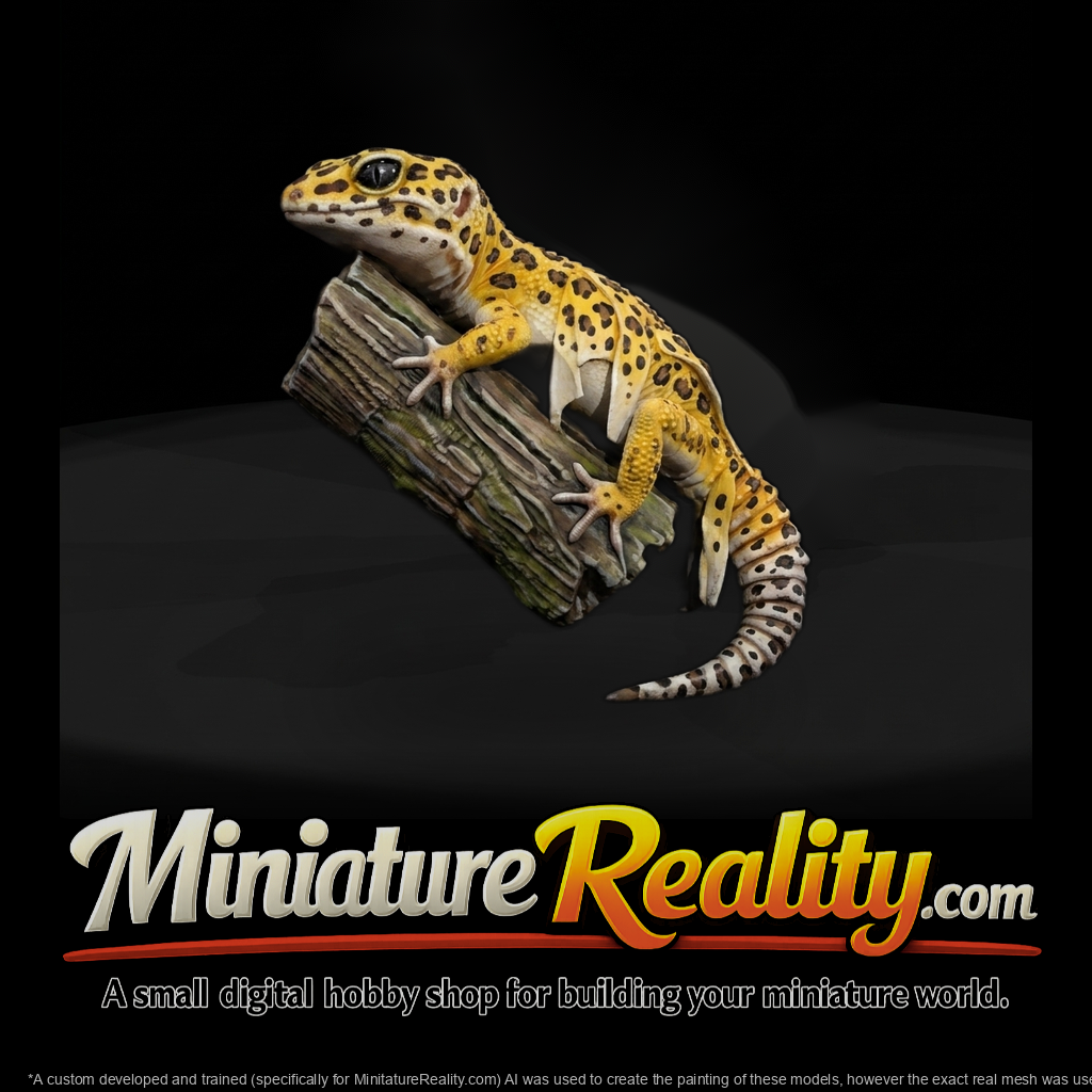 leopard-gecko-on-log-detailed-paintable-miniature-for-dioramas-terrariums-359736